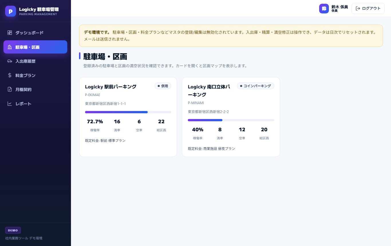 駐車場・区画